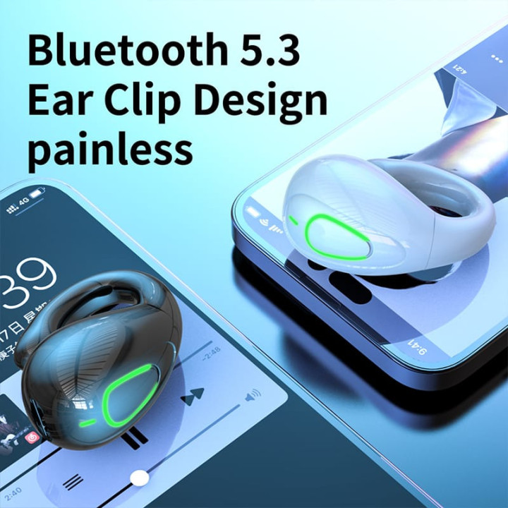 S16 Kulak Klipsi Bluetooth Kulaklık (Beyaz)