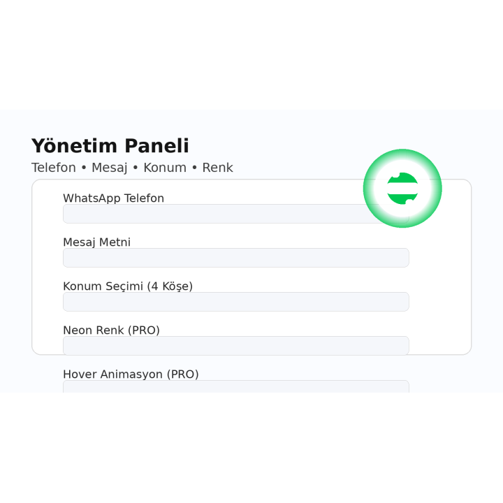 PrestaShop WhatsApp Butonu – Mobilde Direkt Açılan Neon Chat Modülü