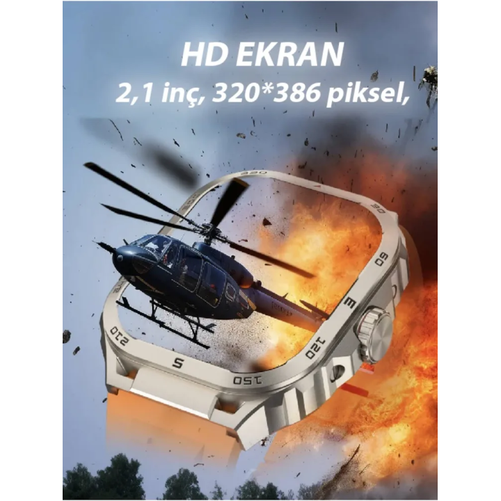 Kalobee / GW20 Akıllı Saat (Çift Kordonlu)